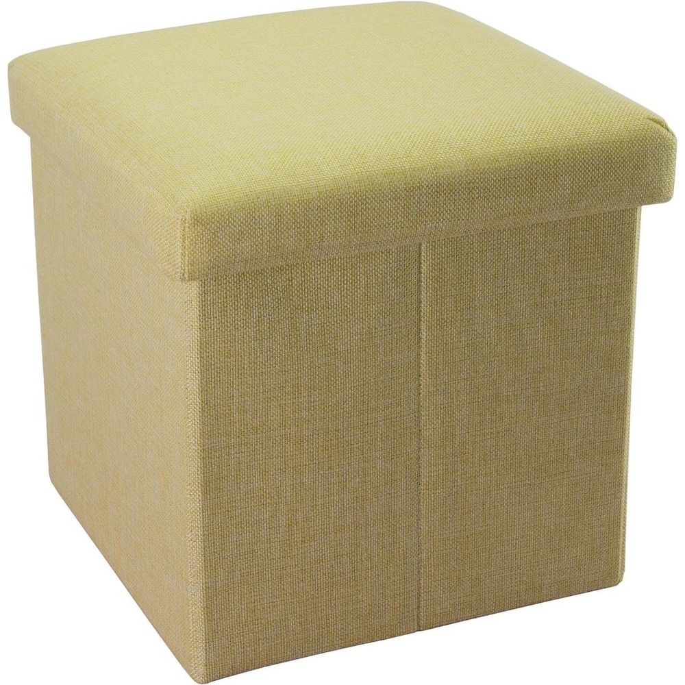 Intirilife, Hocker + Pouf, Sitzwürfel FRÜHLINGS GRÜN