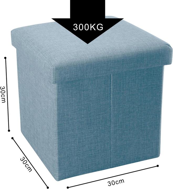 Image du produit Intirilife Cube d'assise CIEL BLEU