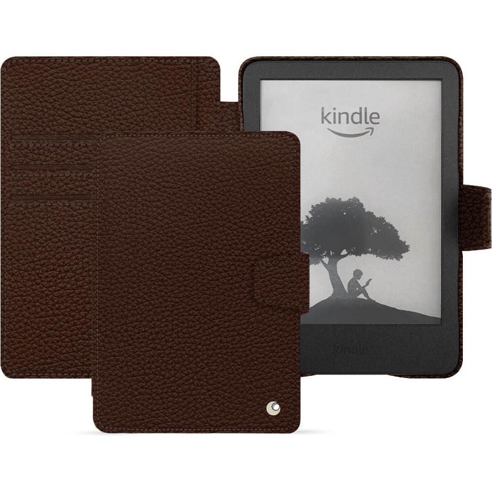 Noreve Lederschutzhülle Amazon Kindle (2022), eReader Zubehör, Braun