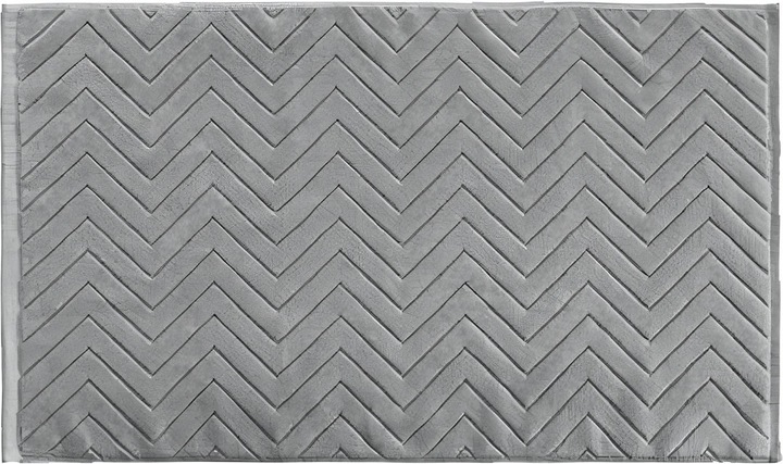 Actual product image Intirilife Bath Mat Shower Mat in Grey (80 x 50 cm)