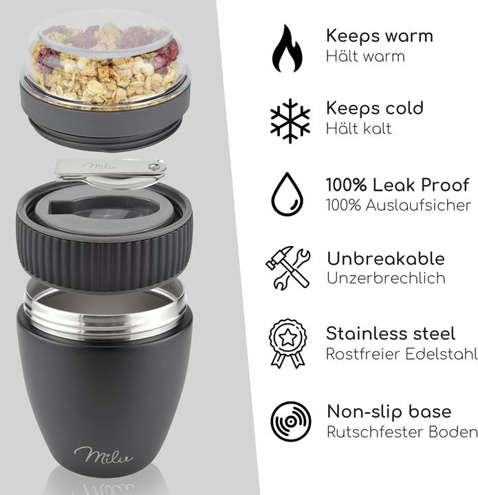Produktbild Milu 400ml Schwarz (0.40 l)