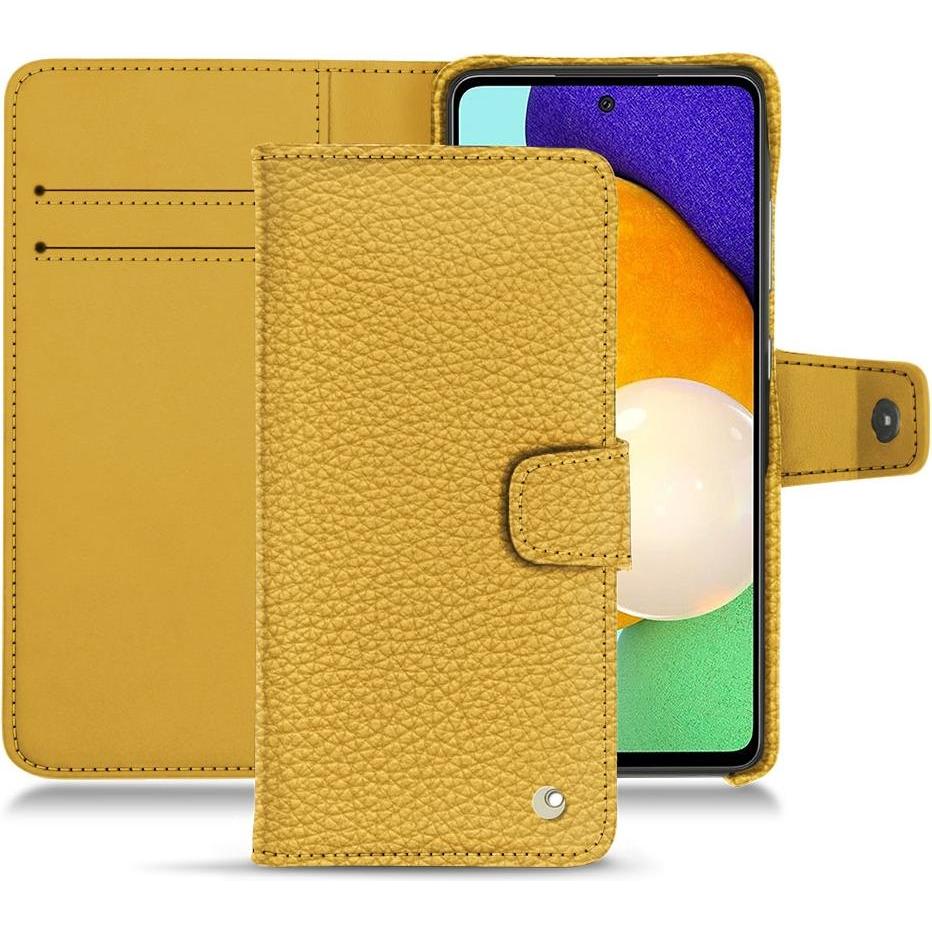 Thumbnail - Noreve Lederschutzhülle Wallet (Samsung Galaxy A52), Smartphone Hülle, Orange