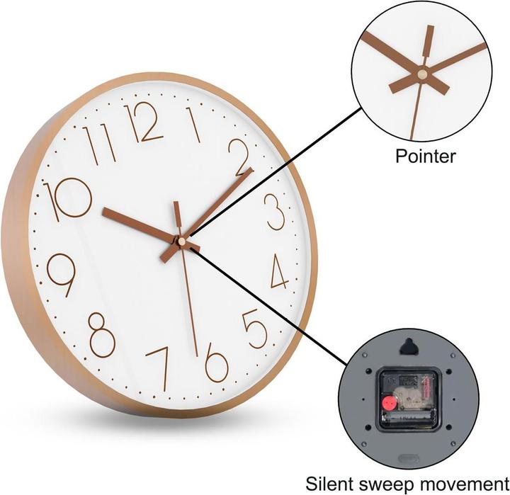 Actual product image Intirilife Wall clock (30.50 cm)