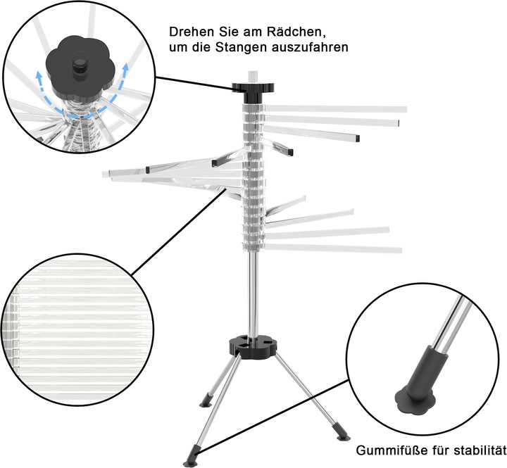 Produktbild Intirilife Nudeltrockner