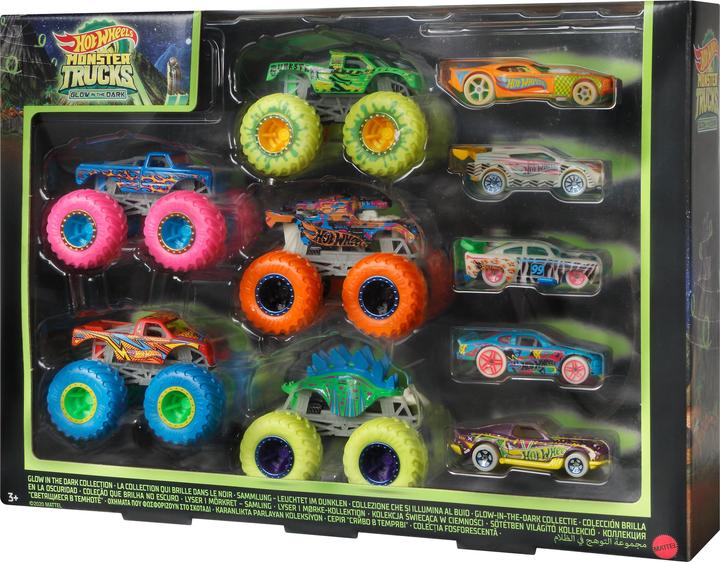 Hot Wheels Monster Trucks Gitd Bundle