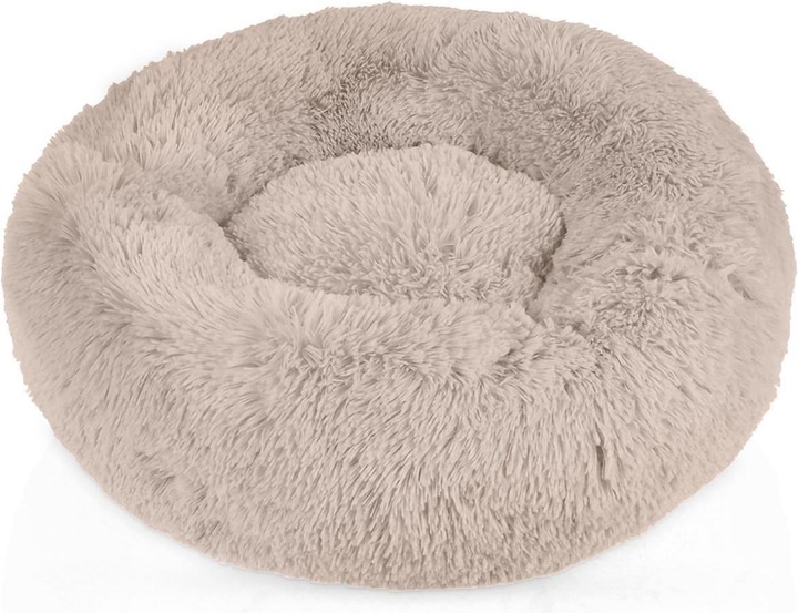 Produktbild Intirilife Haustierbett Beige Durchmesser 100 cm (Hund, Katze)