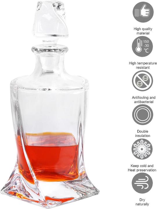 Produktbild Intirilife Whiskey Karaffe - Füllmenge 750 ml (0.75 l)
