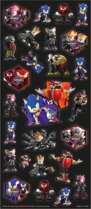 Actual product image Totum Sonic Super Sticker Set