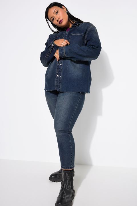 Produktbild Studio Untold Jeanshemd, Oversize Shape, Vintage-Optik (56)