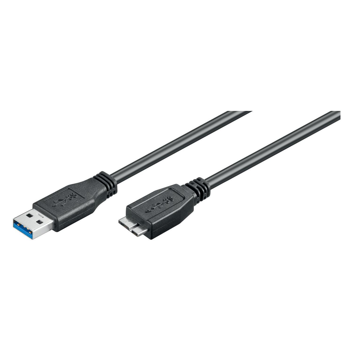 INLINE - 1.5m USB, USB A, Micro-USB B, Maschio / maschio