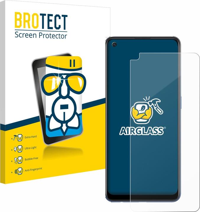 Actual product image BROTECT AirGlass Glass (1 Piece, Oppo A74 5G)