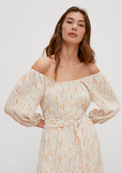 Produktbild Comma Kleid Stufenkleid mit Allover-Muster (38)