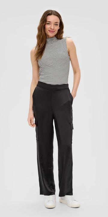 Actual product image S.Oliver Hose Wide-Leg-Hose aus Satin (34)
