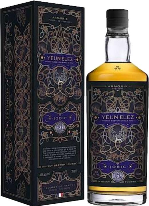 Armorik YEUN ELEZ Whisky Breton Single Malt JOBIC 46% Vol. 0,7l in gift box