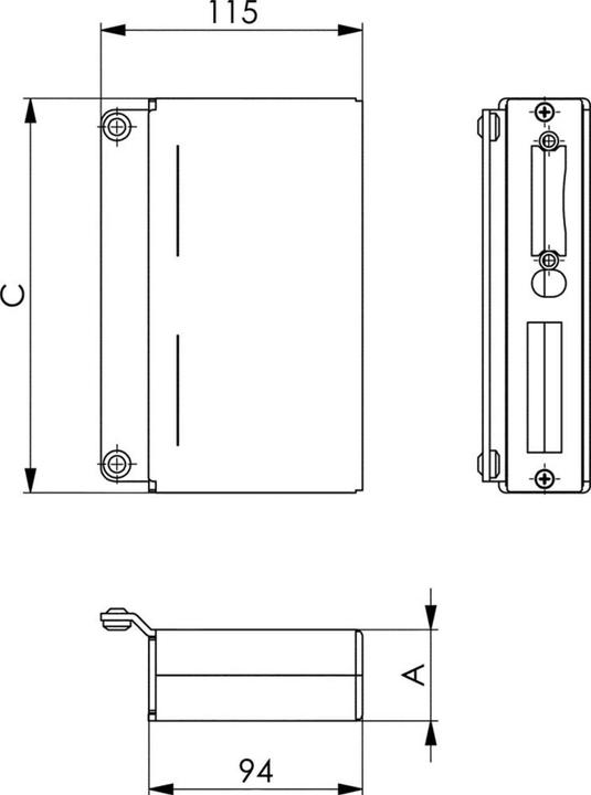 Actual product image Amf Counter box 144ET-30 STA ktg. 30mm