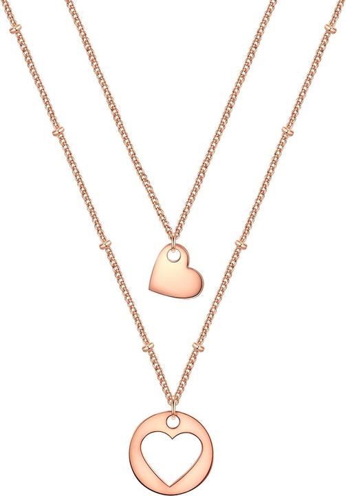 Image du produit Eastside Femme Coeur Acier inoxydable or rose 40,0/45,0 cm Chaîne de base + 5,0 cm Extension - 29756 (Acier inoxydable)