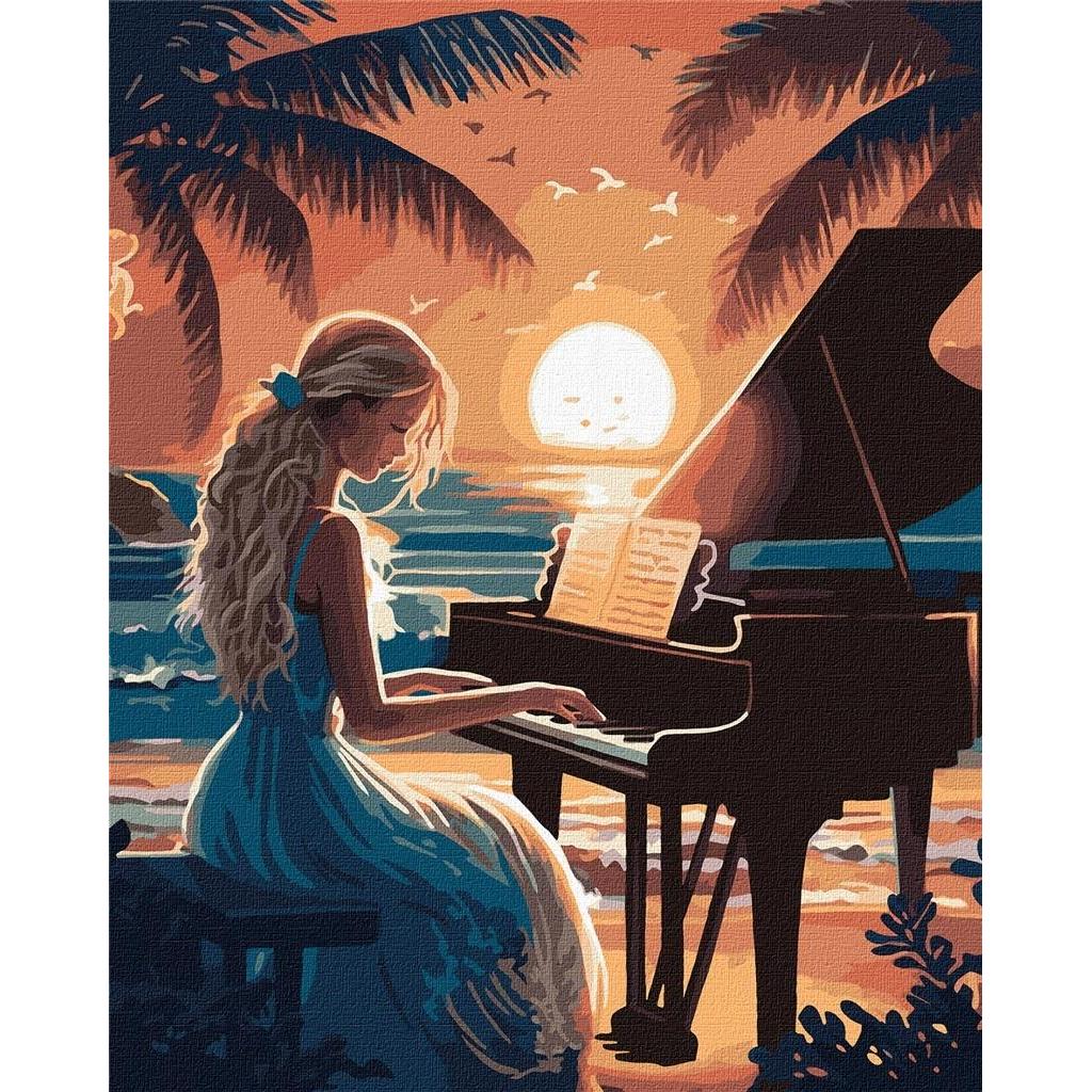 Ideyka Malen nach Zahlen - Harmonie der Klänge 40x50cm (KHO8314)