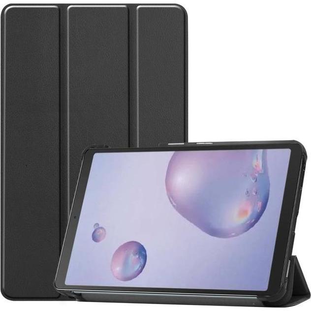 MU Classic Dreifach faltbare Hülle (Galaxy Tab A 8.4 (2020)), Tablet Hülle, Schwarz