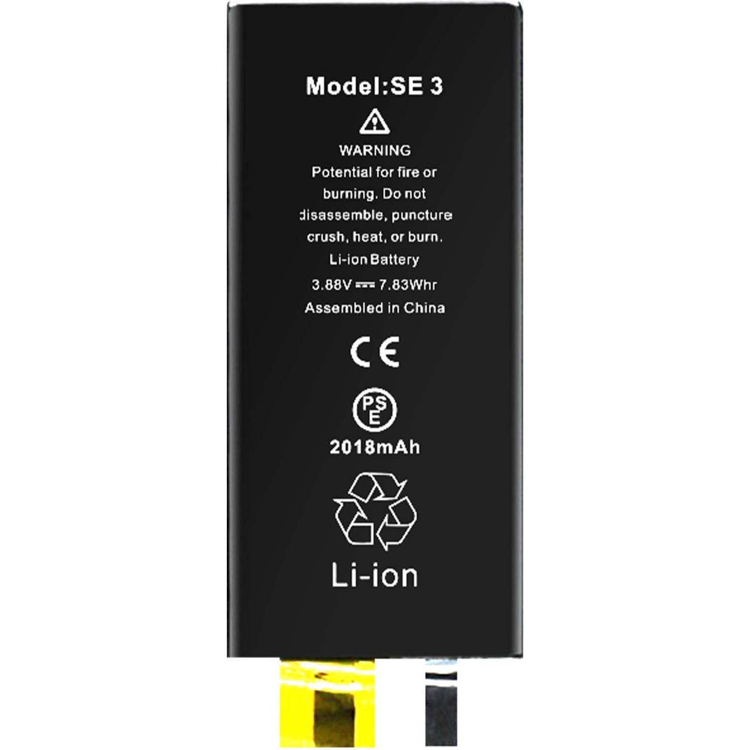 Clappio 2018mAh Ersatzakku ohne BMS, Smartphone Akku