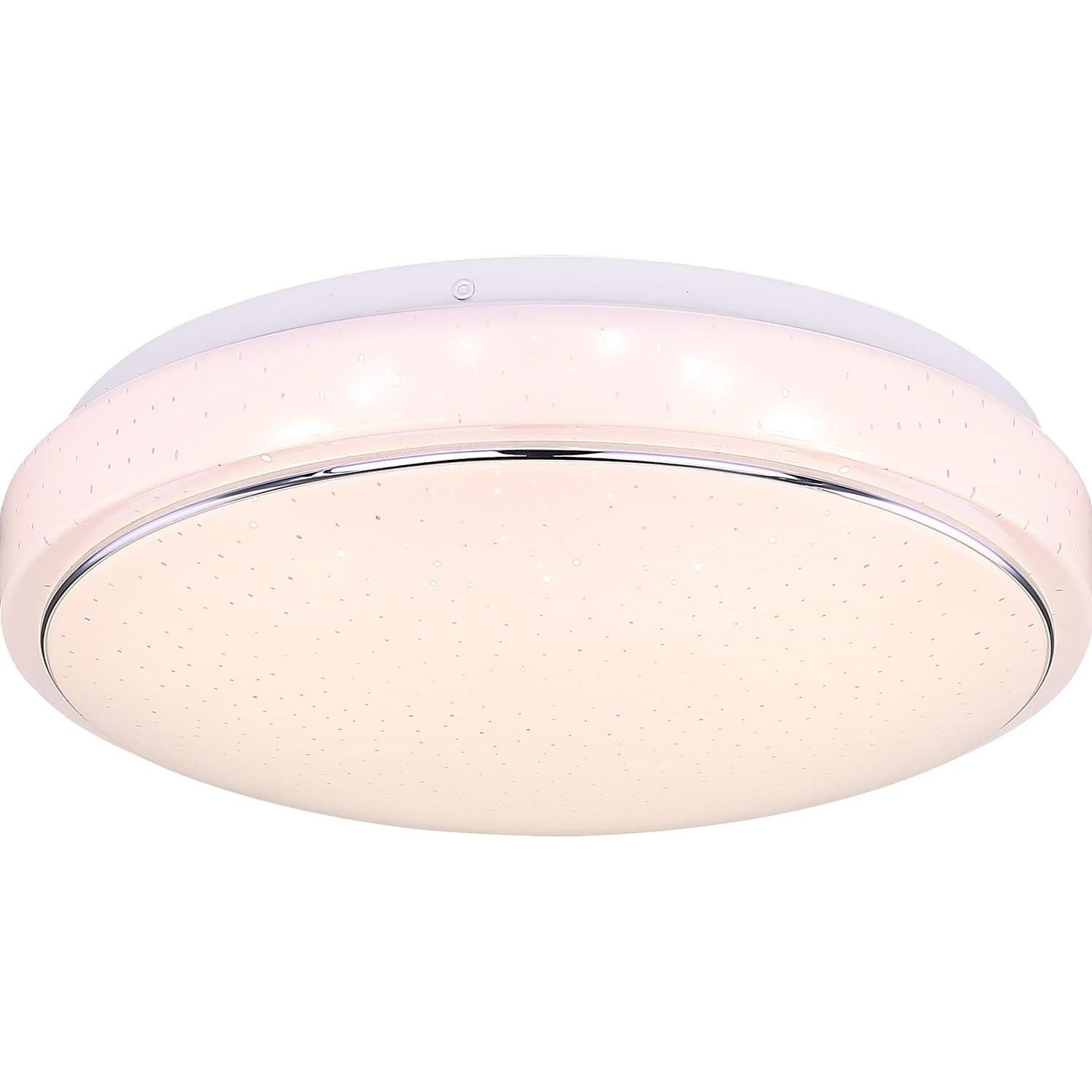Globo, Wandleuchte + Deckenleuchte, Deckenleuchte Kalle weiss 1xLED (1300 lm)