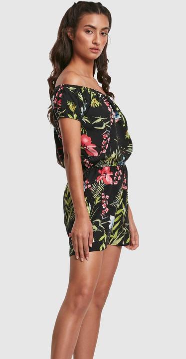 Produktbild Urban Classics Ladies AOP Off Shoulder Short Jumpsuit (L)