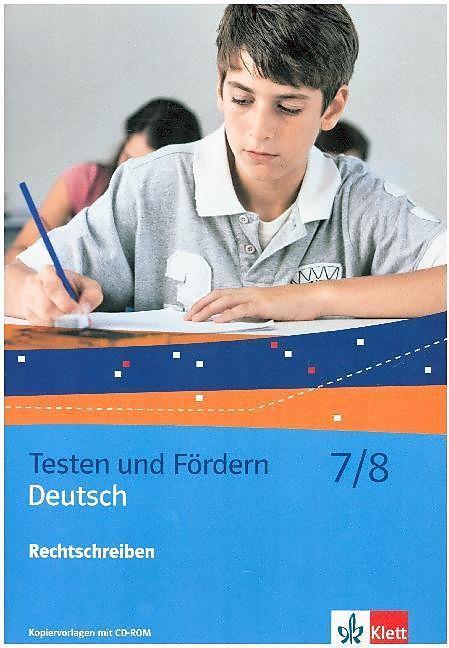 Produktbild Deutsch 7/8 Rechtschreiben. Kopiervorlagen mit CD-ROM (Deutsch, Ernst Klett Verlag, 2009)