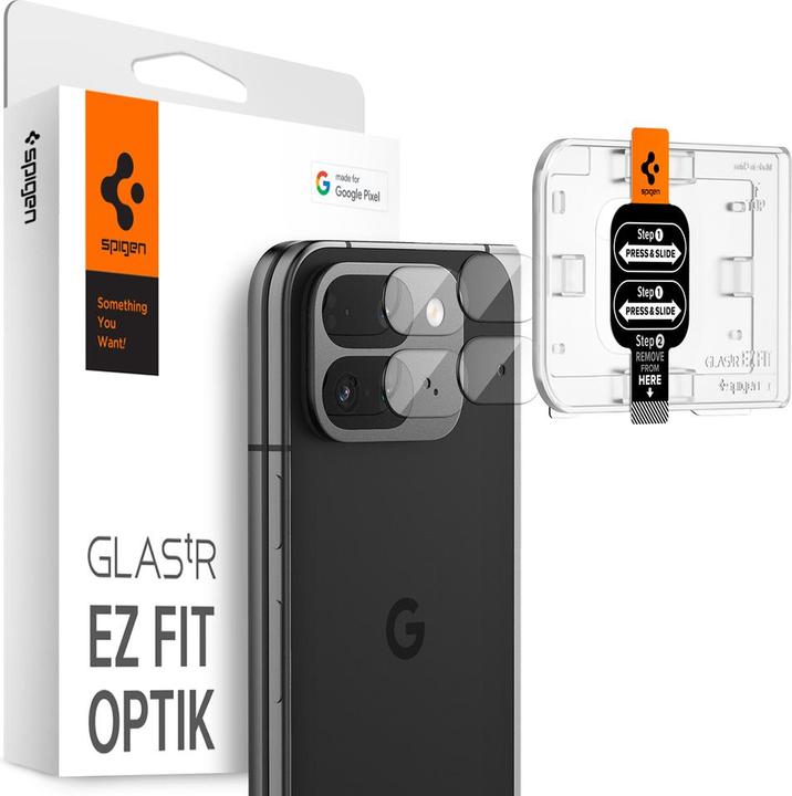 Image du produit Spigen EZ Fit Protecteur de caméra en verre trempé Google Pixel 9 Pro Fold 2-Pack (2 pcs, Google Pixel 9 Pro Fold)