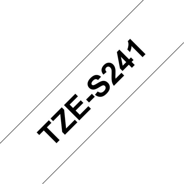 Produktbild Brother Tze-S241 (1.80 cm, Weiss, Schwarz)