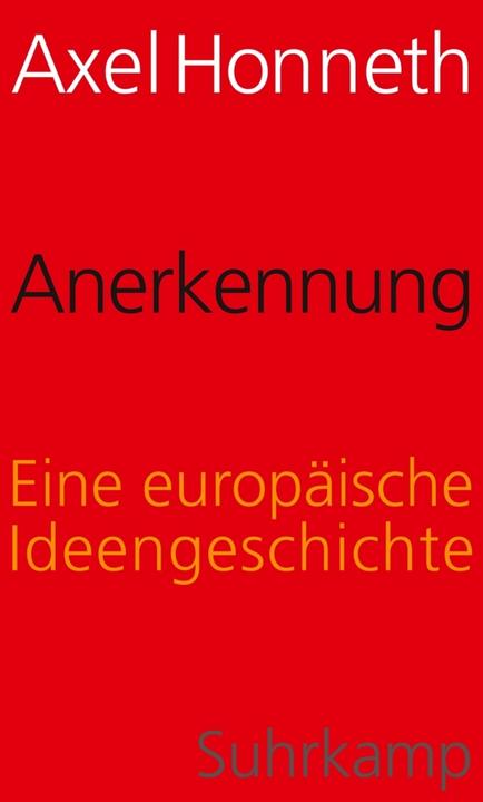 Produktbild Anerkennung (Deutsch, Axel Honneth, 2018)