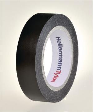 Produktbild HellermannTyton HelaTape Flex Isolierband Schwarz, 0.15mm x 15mm x 10m (15 mm)