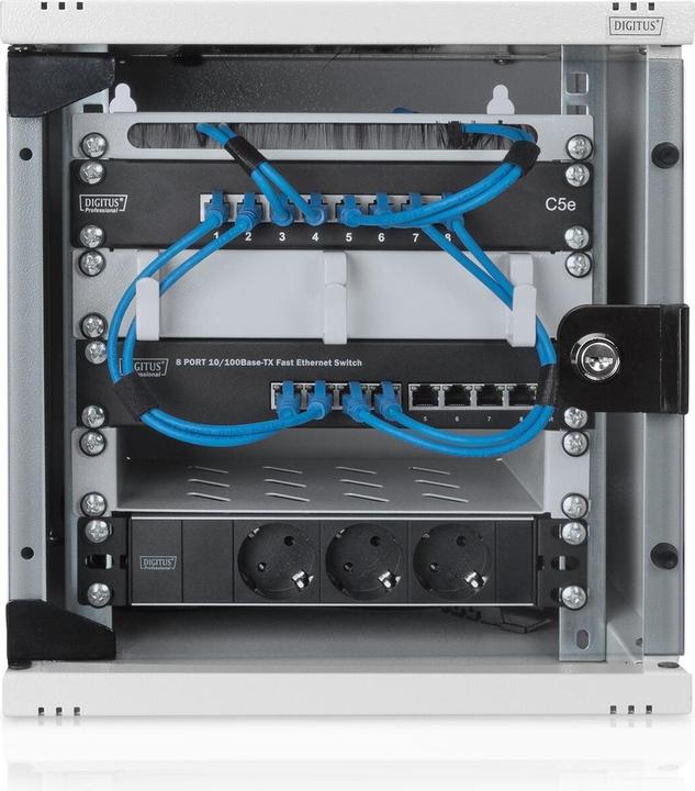 Produktbild Digitus RackRAL 7035 DN-10 05-U (6 HE, 10 Zoll Rack)