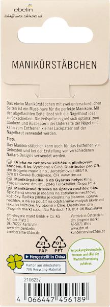 Produktbild dm ebelin Manikürstäbchen mit Feilspitze