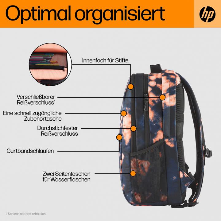 Actual product image HP Campus XL Tie Dye Backpack (20 l)