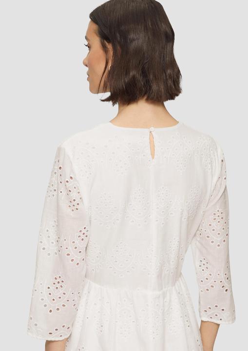 Produktbild S.Oliver Kleid Midikleid aus Broderie Anglaise (40)