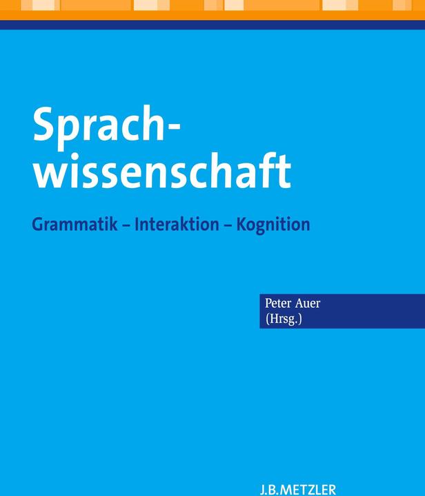 Produktbild Sprachwissenschaft (Deutsch, Peter Auer, 2013)