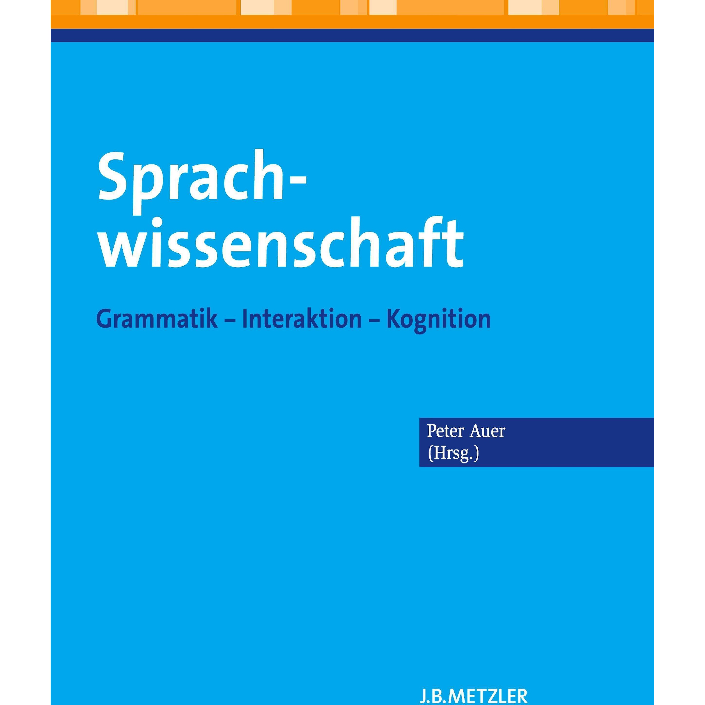 Sprachwissenschaft, Schulbücher von Peter Auer