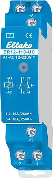 Eltako Schaltrelais 1 Schliesser + Öffner potenzialfrei 16A/250V AC