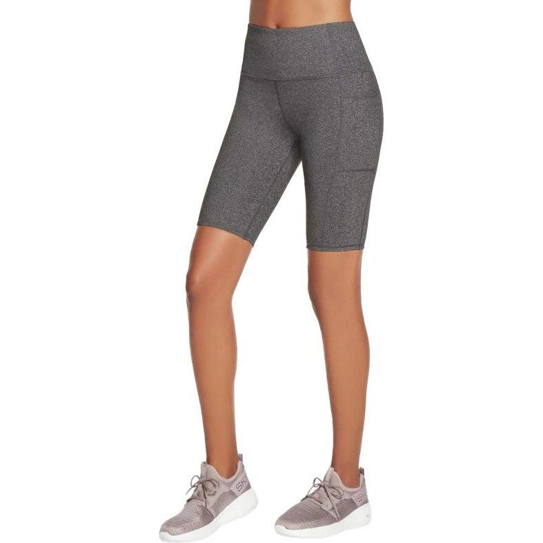 Skechers, Donne, Pantaloni da ciclismo, Pantaloncini da ciclista a vita alta Go Walk W3SH53-GYS - S (S), Grigio