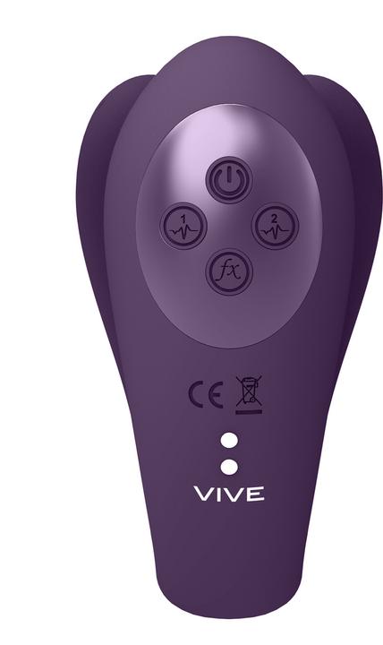 Produktbild Shots Yoko - Triple Action Vibrator Dual Prongs with Clitoral Pulse Wave