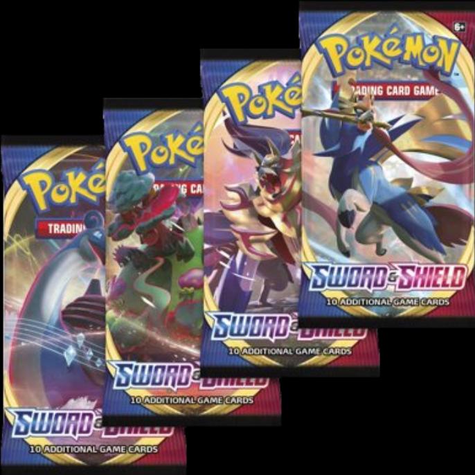 Produktbild Pokémon Sword & Shield Booster (Englisch, Booster Pack)