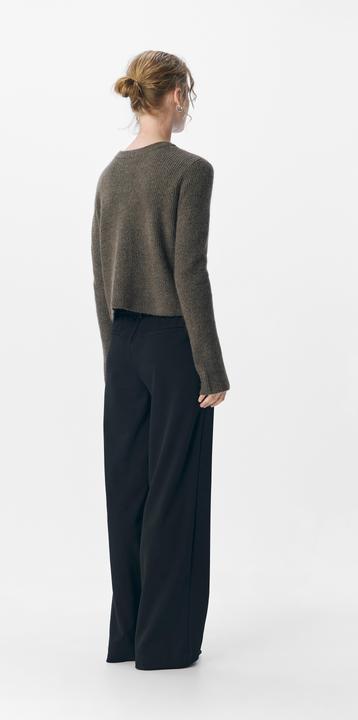 Actual product image Object Kurzer Wollgemisch Strickjacke (M)