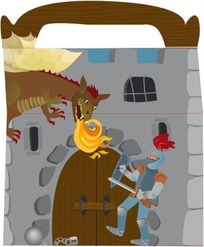 Actual product image DH-Konzept Dragon and knight gift / snack boxes (6 pcs.)