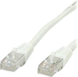 Roline Câble patch UTP cat.6, blanc 15m (U/UTP, CAT6, 15 m)