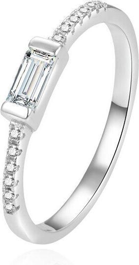 Produktbild Beneto Minimalist silver ring with AGG407 zircons - Circuit: 60 mm (L) (60, 925 Silber)