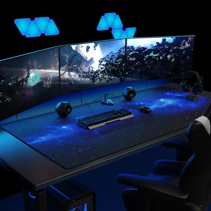 Actual product image Titanwolf Gaming mouse pad, XXXL speed gaming mouse mat, mouse pad extra large area of 1600 x 800mm, space (XXL)