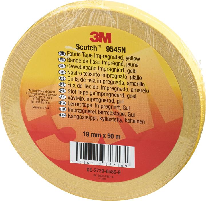 Image du produit Scotch 9545N ruban en tissu imprégné m (19 mm)