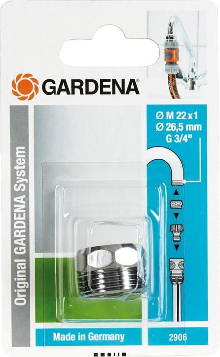 Produktbild Gardena Perlstrahl-Gewindeadapter (Perlstrahl-Gewindeadapter, 19 mm)
