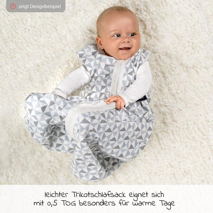 Produktbild Alvi Schlafsäcke Kugelschlafsack Mäxchen Light - Jersey - Sternenhimmel (0.5 TOG, Sommer)