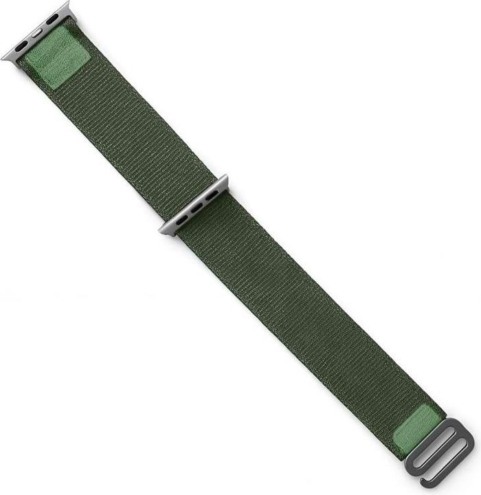 Image du produit Hurtel Bracelet avec boucle acier Alpine pour Apple Watch 38/40/41 mm - vert (Acier, Matières plastiques)