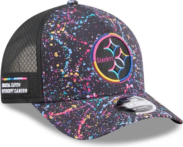 Image du produit New Era 9Forty Crown Trucker Cap Crucial Pittsburgh Steelers (Taille unique)